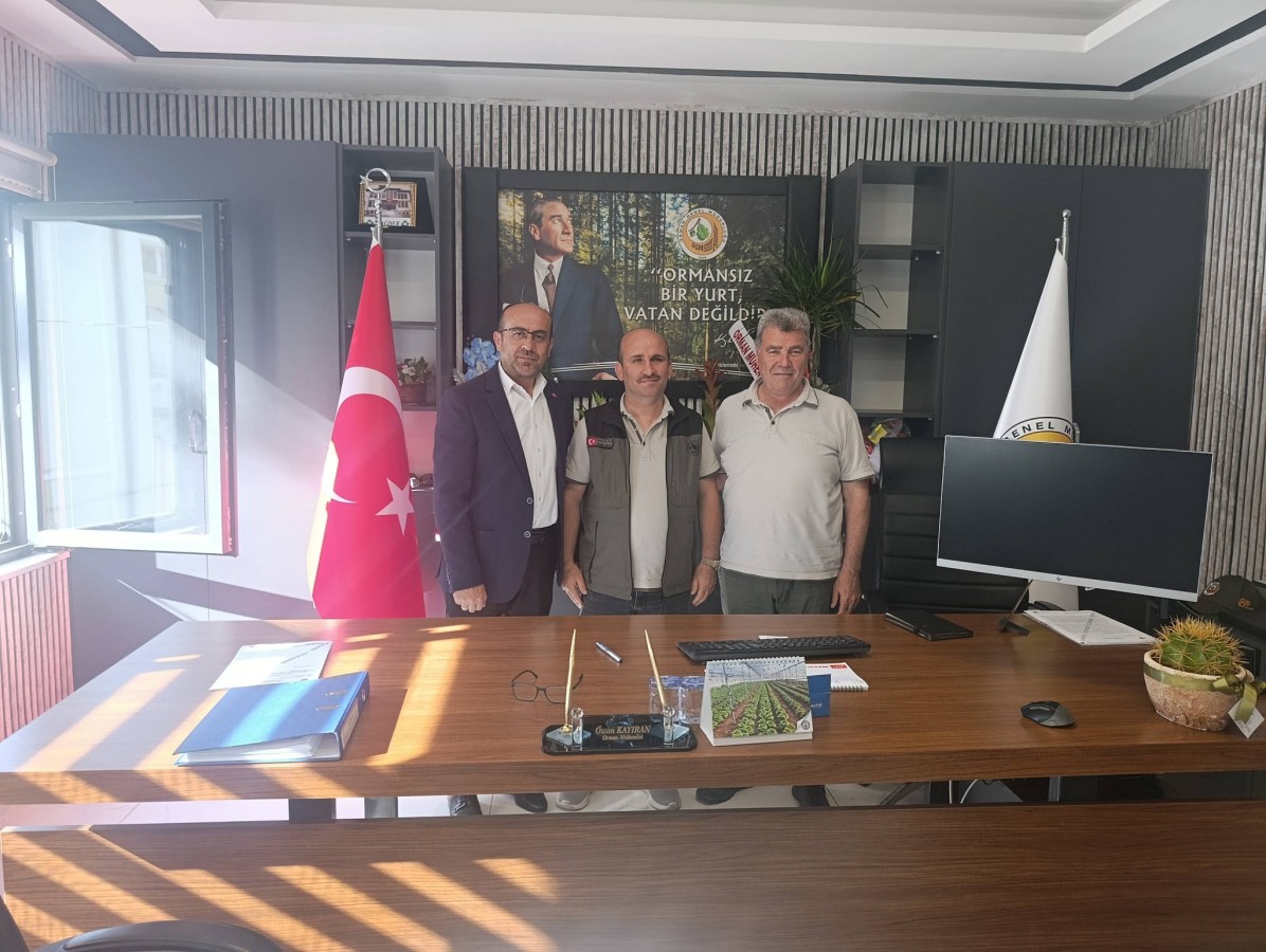 Orhaneli’de Kurumlar Arası Güç Birliği: Başkan Tayır’dan Orman İşletme Müdürü Kayıran’a Ziyaret
