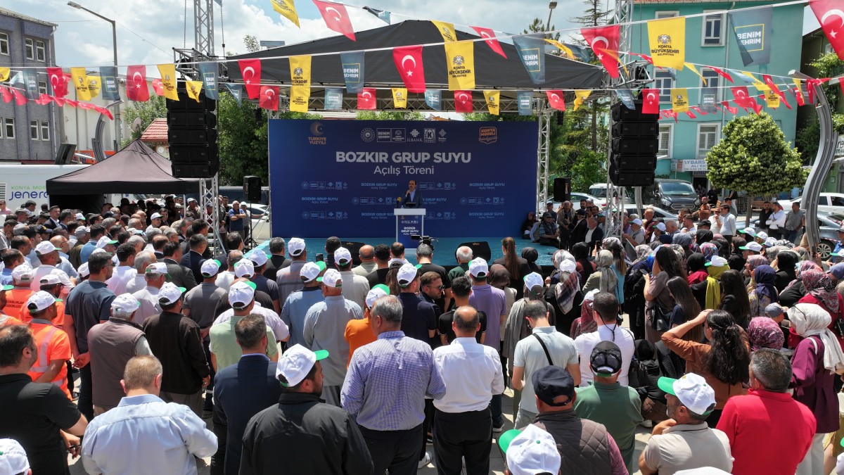 Konya’dan Bozkır’a 425 Milyon liralık Vefa: Dev Grup Suyu Projesi Dualarla Açıldı