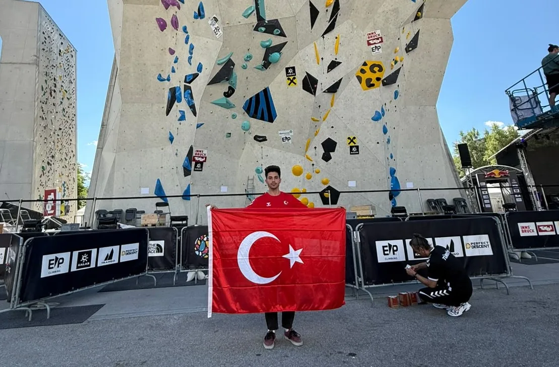 İNEGÖL'DE DÜNYA KUPASI GURURU: EMRE DOĞAN TÜRKİYE İÇİN TIRMANMA DUVARINDA