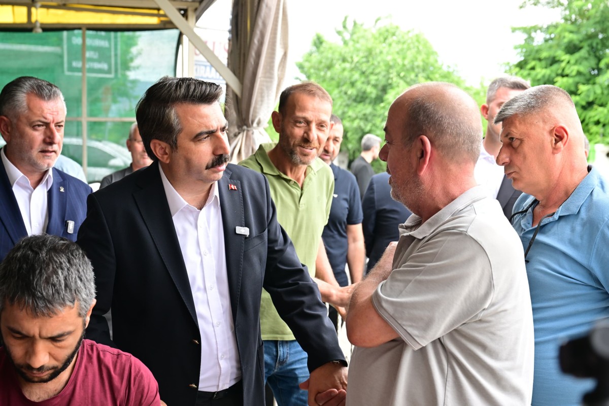 BAŞKAN YILMAZ SAHAYA İNDİ SAMANLIDA PROJELER MASAYA YATIRILDI